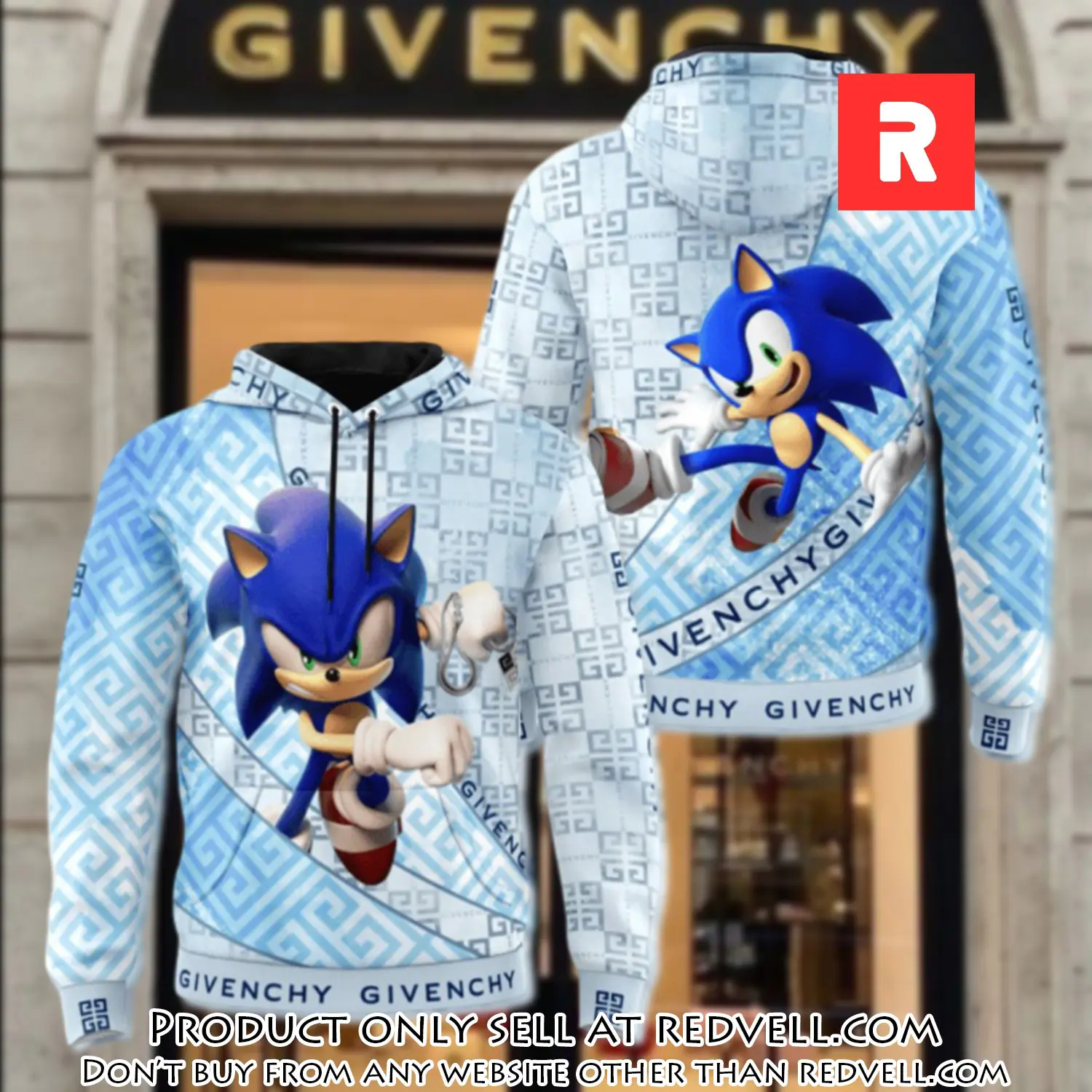 Givenchy sonic unisex hoodie luxury brand gifts  jh1860 rv4424254